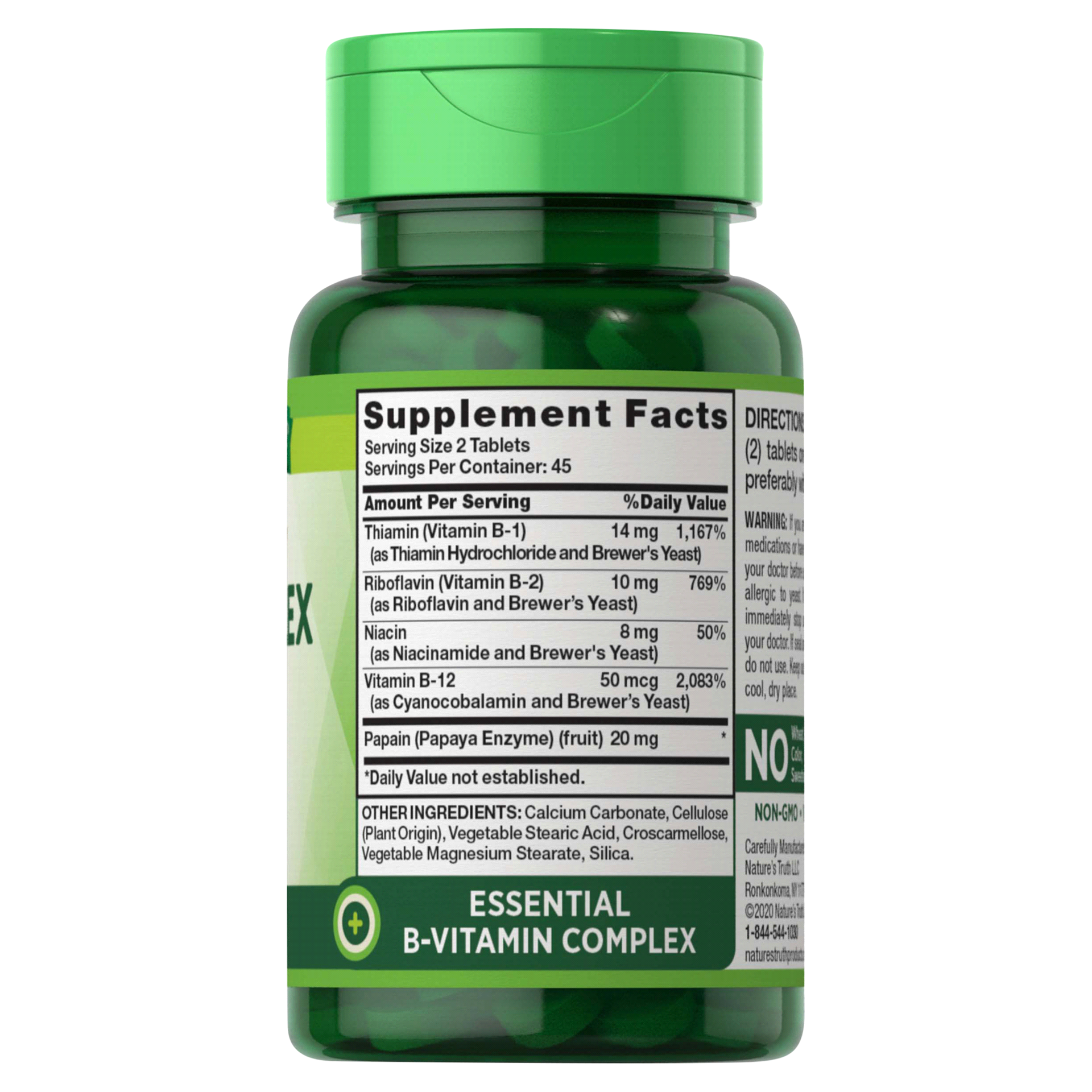 slide 4 of 13, Nature's Truth Vitamin B-12 2,500 mcg plus Folic Acid, 60 ct