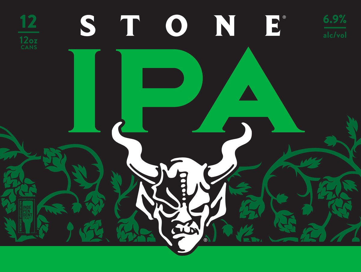 slide 1 of 1, Stone IPA Beer 12 ea, 12 ct; 12 oz