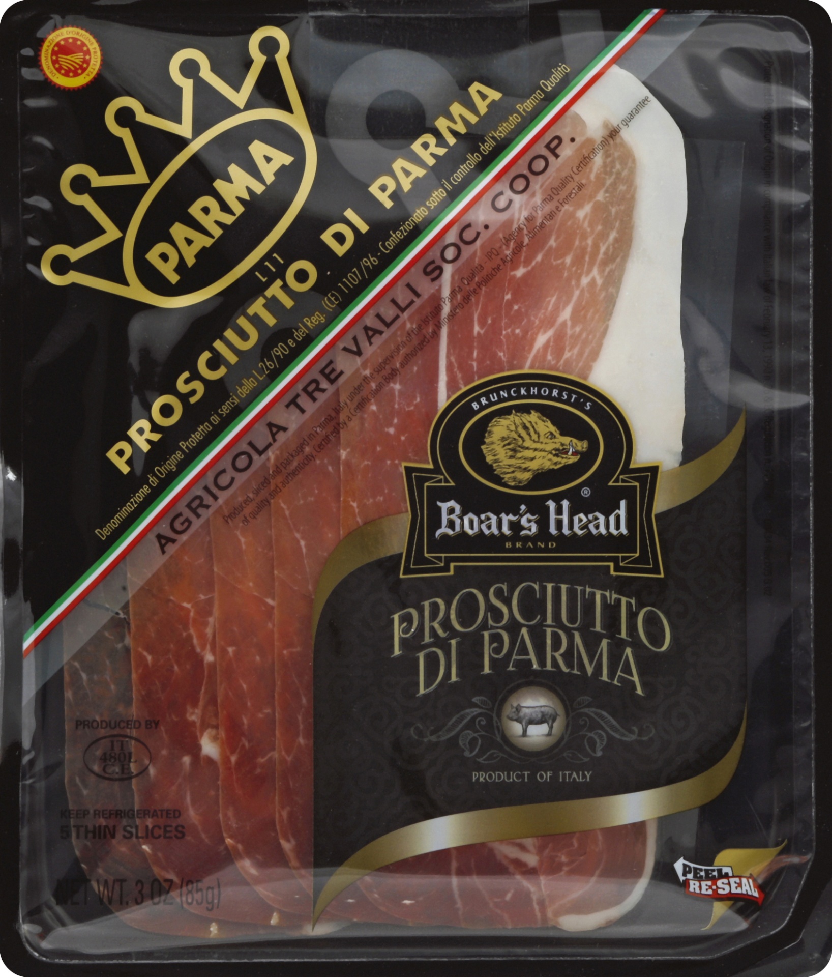 slide 1 of 1, Boar's Head Prosciutto Di Parma, 1 ct