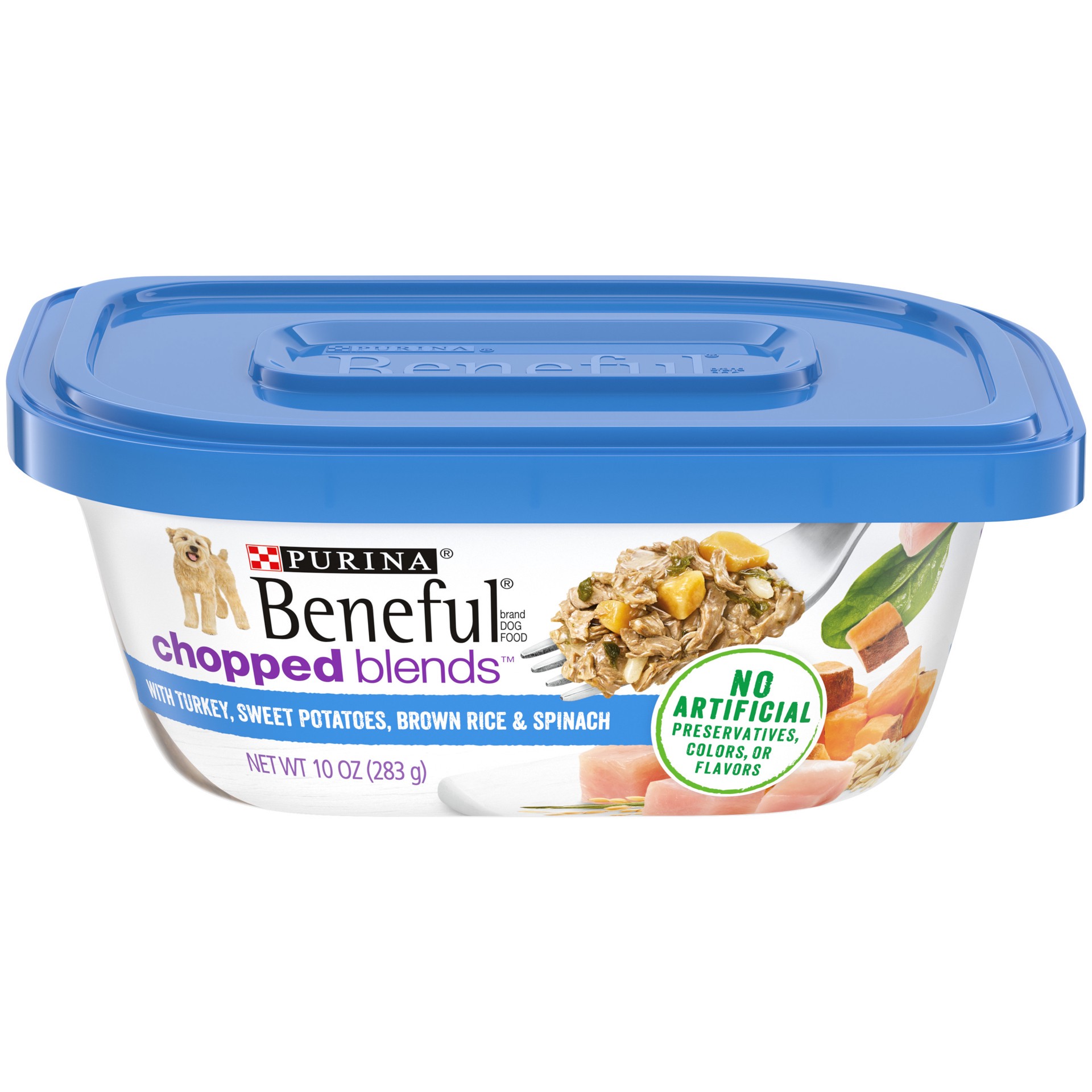 slide 1 of 9, Beneful Purina Beneful Gravy, High Protein Wet Dog Food, Chopped Blends With Turkey, 10 oz