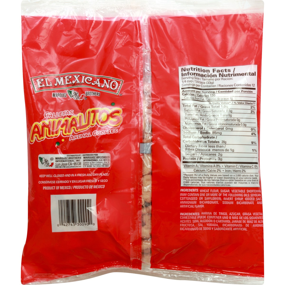 slide 4 of 9, El Mexicano Animal Cookies 14.11 oz, 14.11 oz