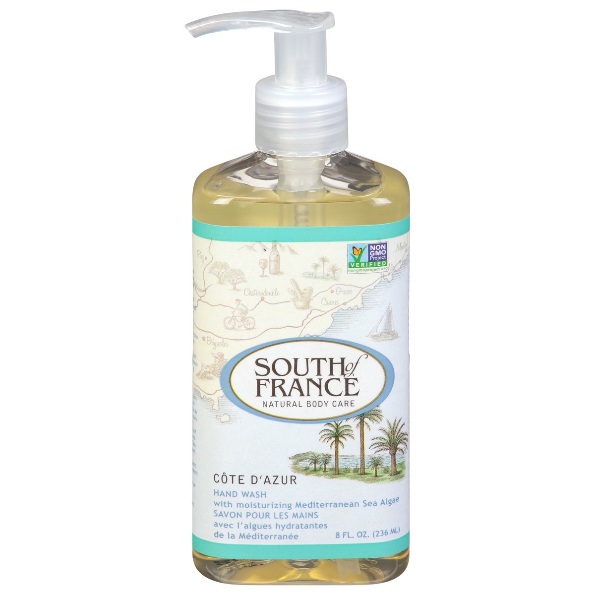 slide 1 of 12, South of France Cote D'Azur Hand Wash 8 oz, 8 oz