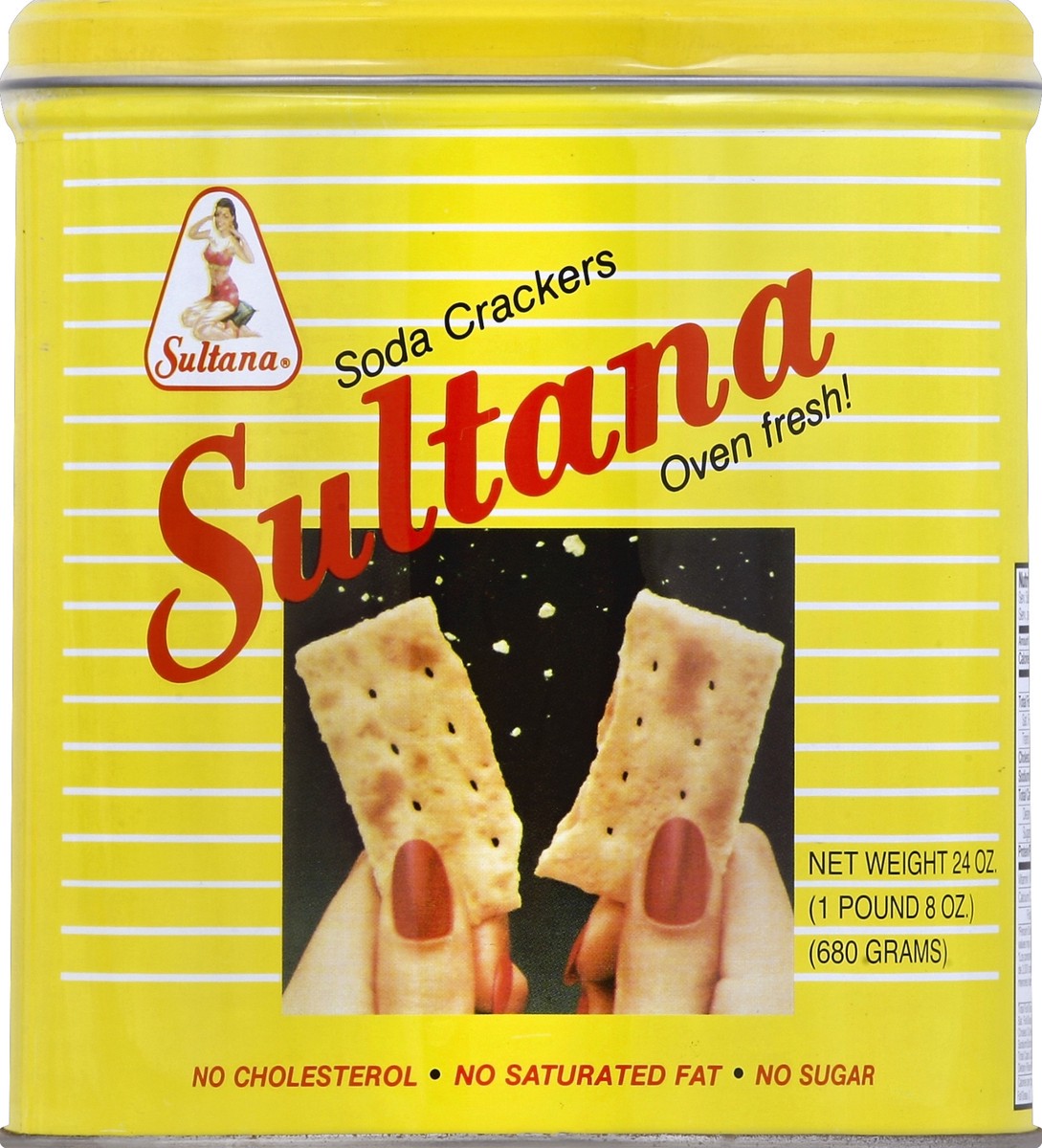 slide 1 of 1, Sultana Royal Borinquen Soda Cracker, 24 oz