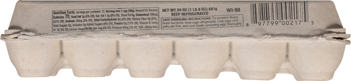 slide 2 of 9, Milo's Poultry Farms Eggs Large 12 ea, 12 ct