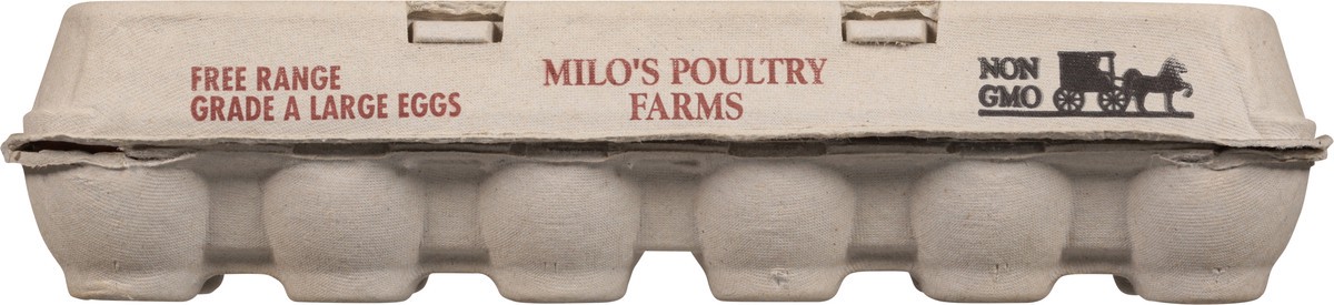 slide 9 of 9, Milo's Poultry Farms Eggs Large 12 ea, 12 ct