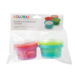 Kolorae Colored Portion Cups with Lids