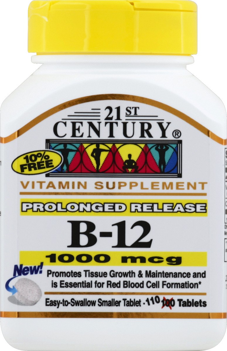 slide 1 of 6, 21st Century Vitamin B-12 110 ea, 110 ct
