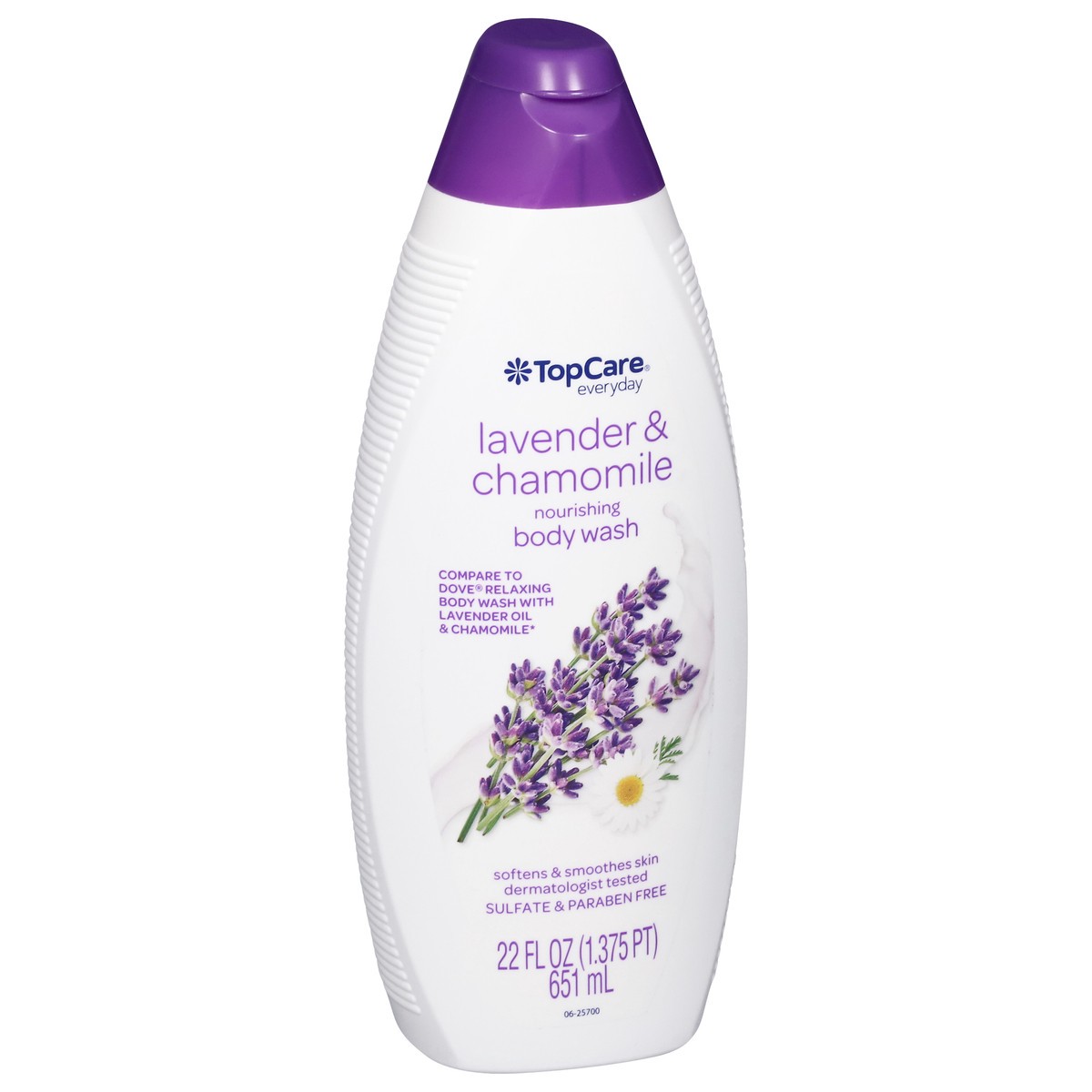 slide 14 of 14, Tcare Body Wsh Lav/Cham, 22 fl oz