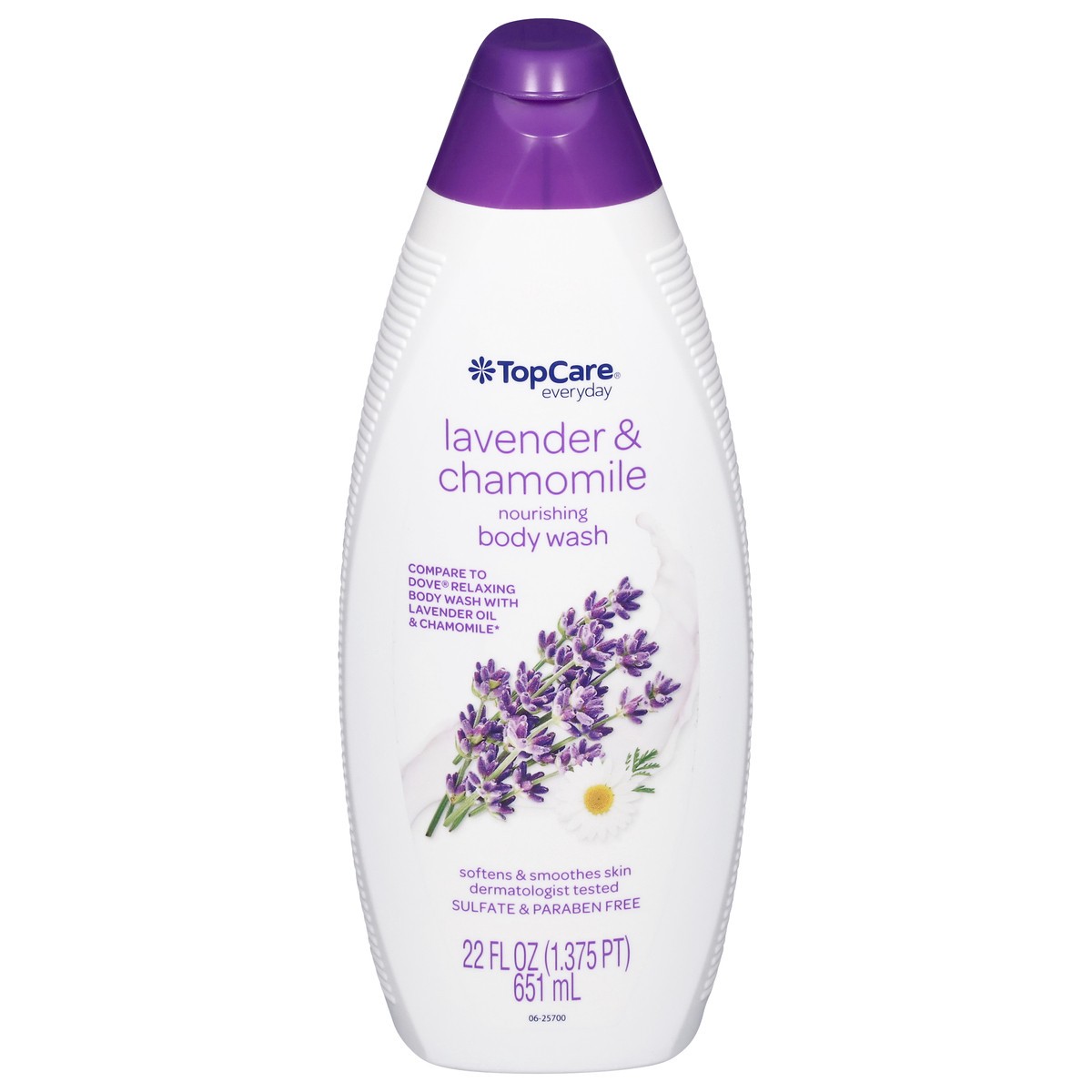 slide 4 of 14, Tcare Body Wsh Lav/Cham, 22 fl oz