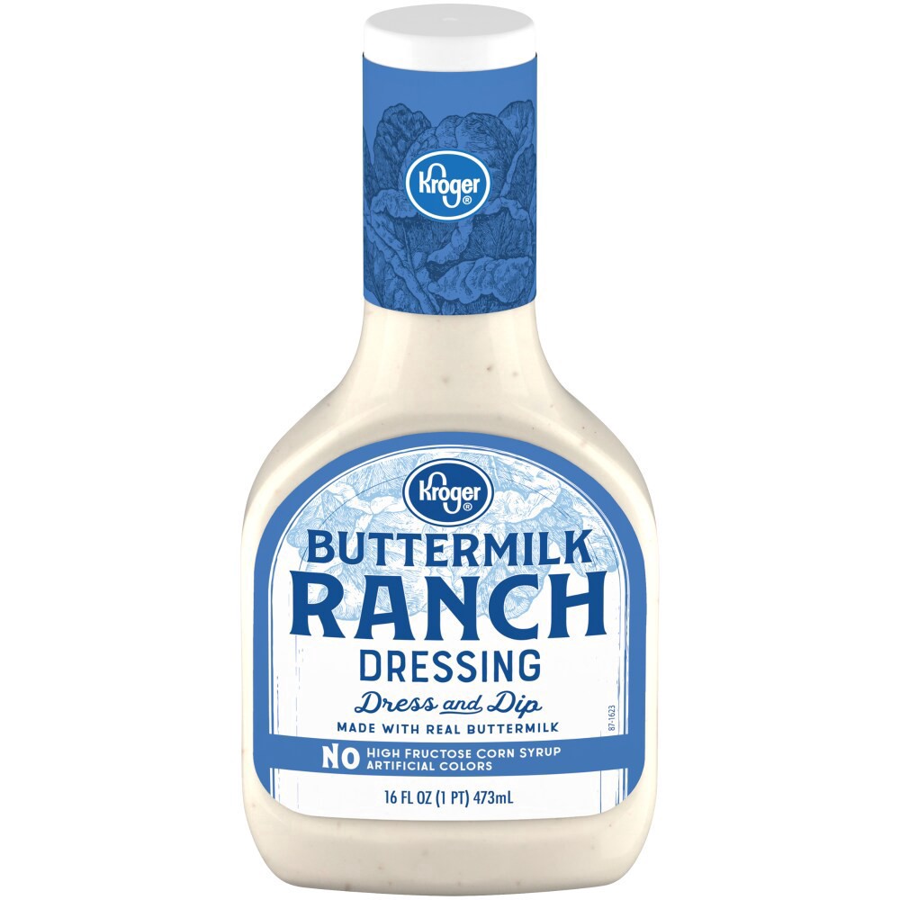 slide 3 of 3, Kroger Buttermilk Ranch Dressing, 16 fl oz