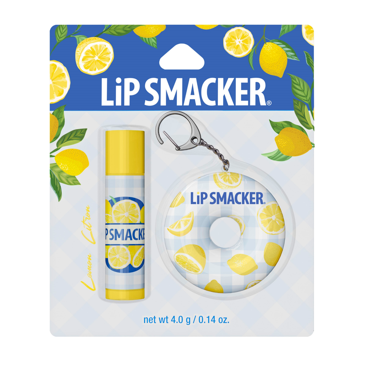 slide 1 of 5, LIP SMACKER LipSmackers Lemon Lip Balm & Floaty, 1 ct
