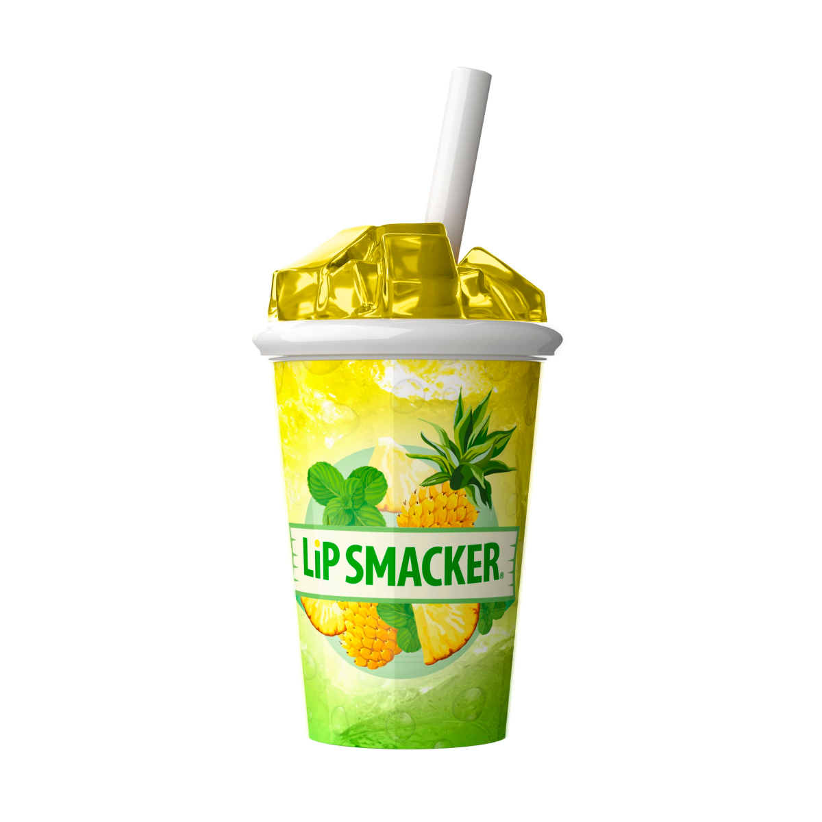 slide 4 of 4, LIP SMACKER LipSmackers Pineapple Mint Summer Refresher Lip Balm, 1 ct