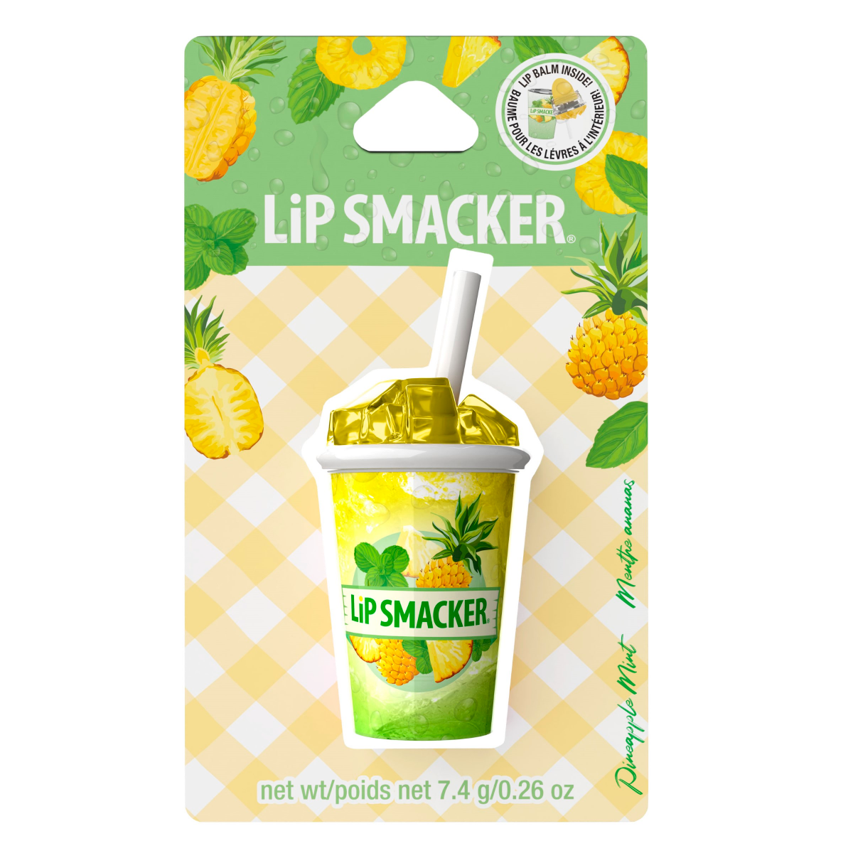 slide 1 of 4, LIP SMACKER LipSmackers Pineapple Mint Summer Refresher Lip Balm, 1 ct