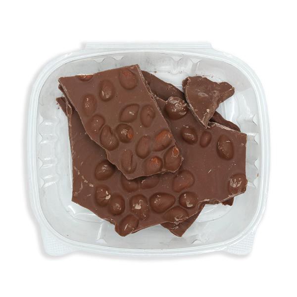 slide 1 of 1, R.M. Palmer Company Hy-Vee Chocolate Almond Bark, 8 oz