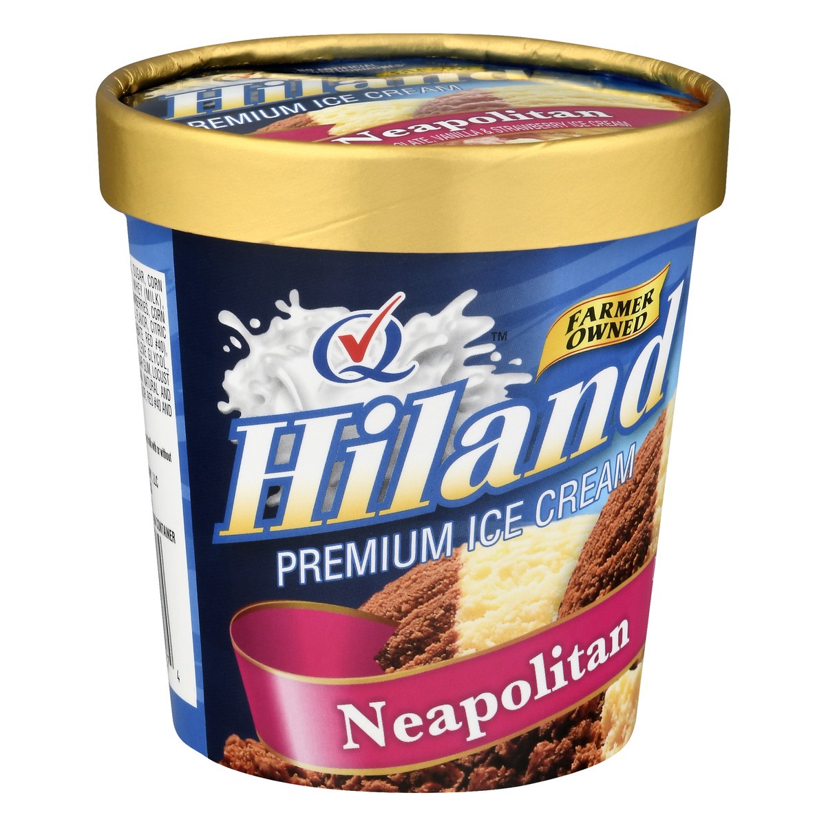 slide 3 of 9, Hiland Dairy Premium Neapolitan Ice Cream 1 pt, 1 pint