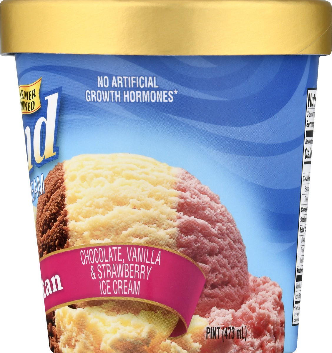 slide 9 of 9, Hiland Dairy Premium Neapolitan Ice Cream 1 pt, 1 pint