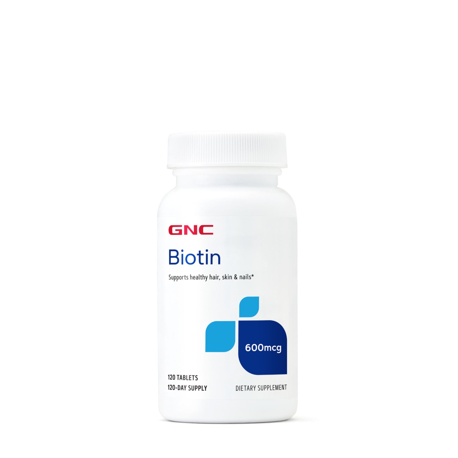 slide 1 of 1, GNC Biotin 600mcg, 120 ct