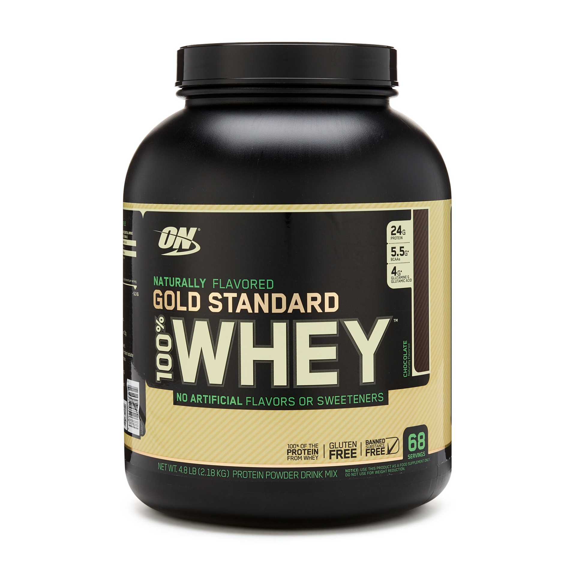 slide 1 of 1, Optimum Nutrition Gold Standard 100% Whey - Chocolate, 5 lb