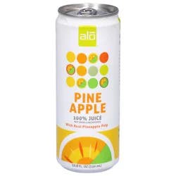ALO Pineapple 100% Juice with Real Pineapple Pulp - 10.8 fl oz