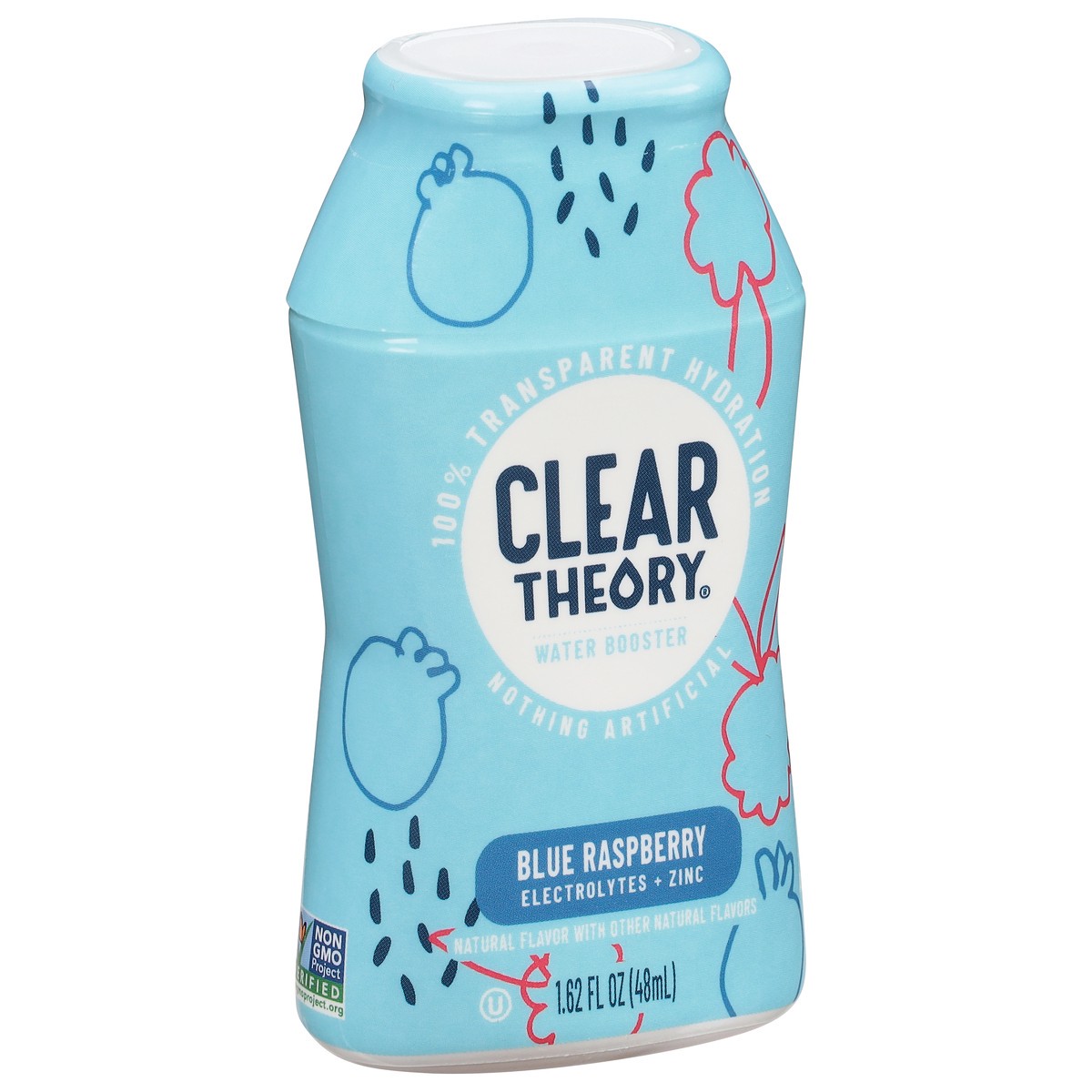 slide 9 of 12, Clear Theory Blue Raspberry Water Enhancer - 1.62 fl oz, 1 ct