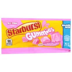 STARBURST Gummies All Pink Gummy Candy, Share Size, 3 Oz Bag
