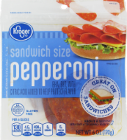 slide 1 of 1, Kroger Sandwich Size Pepperoni, 6 oz