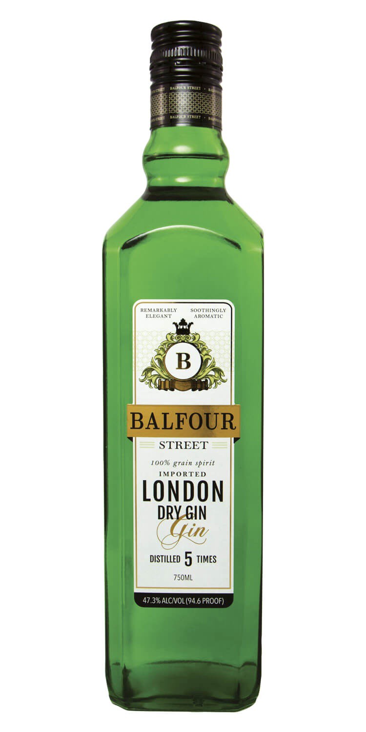 slide 1 of 1, Balfour Street Gin, 750 ml
