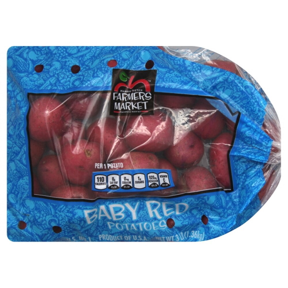 slide 1 of 1, Harris Teeter Farmers Market™ Baby Red Potatoes, 3 lb