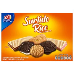 Gamesa Surtido Rico Variety Pack Cookies 15.4 Ounce Paper Box