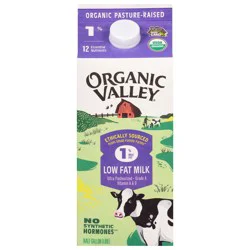 Organic Valley Low Fat Milk 0.5 gal