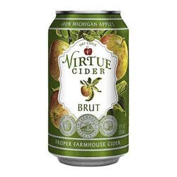 Virtue Cider Virtue Michigan Brut Hard Cider - 6pk/12 fl oz Cans
