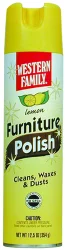 Western Family Lemon Furniture Polish