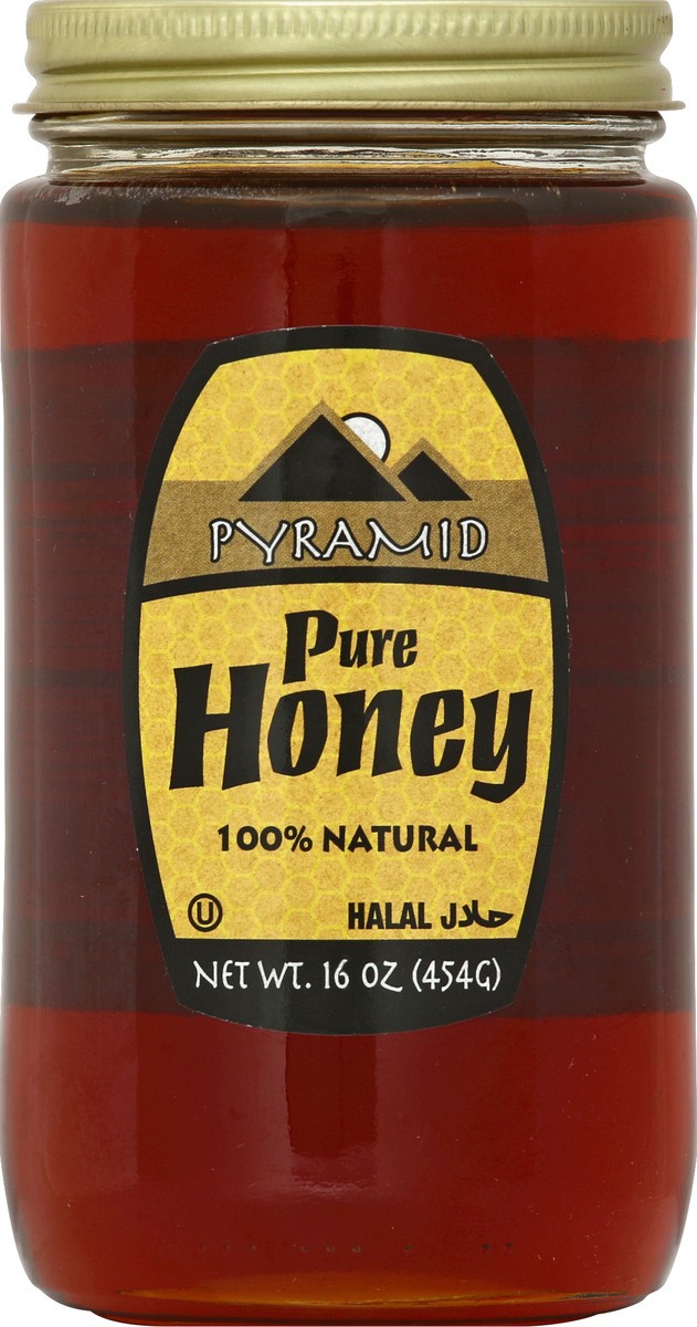 slide 2 of 2, Pyramid Honey 16 oz, 16 oz