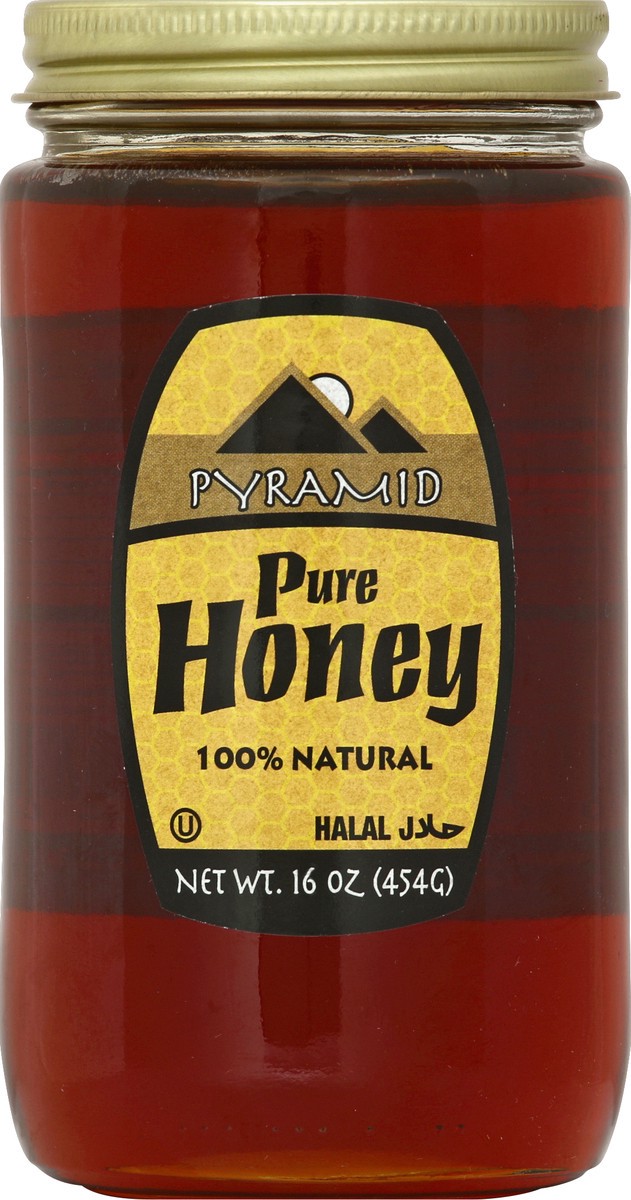 slide 1 of 2, Pyramid Honey 16 oz, 16 oz