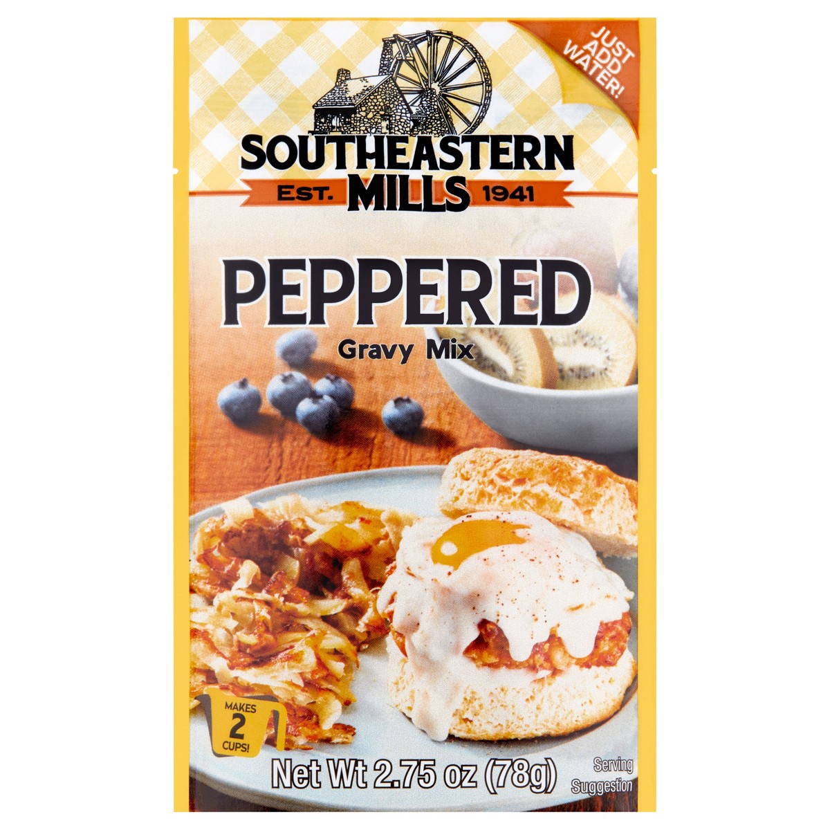 slide 1 of 8, Southeastern Mills Peppered Gravy Mix 2.75 OZ, 2.75 oz