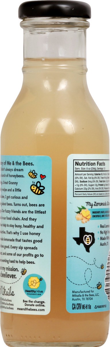 slide 5 of 9, Me & The Bees With Ginger Lemonade 12 oz, 12 oz