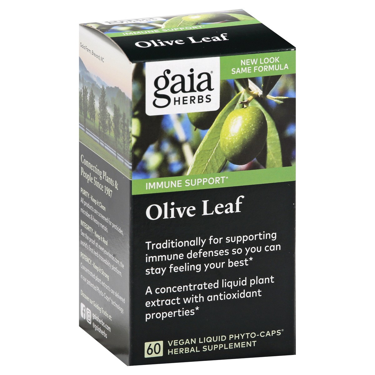 slide 2 of 13, Gaia Herbs Olive Leaf Herbal Supplement, 60 ct