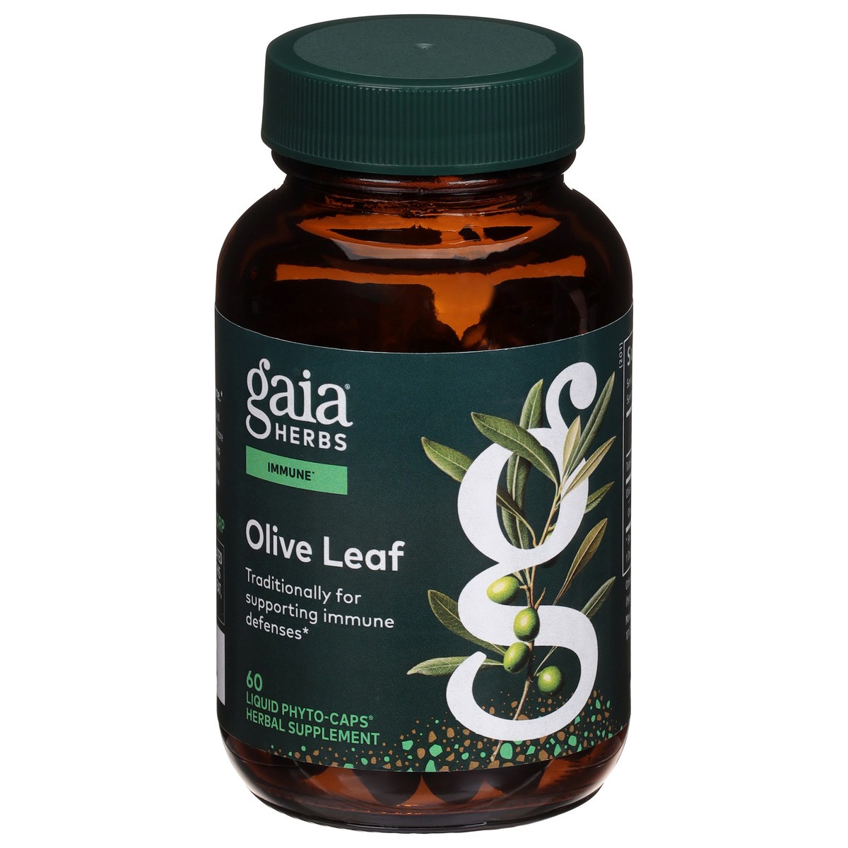 slide 1 of 13, Gaia Herbs Immune Olive Leaf 60 Liquid Phyto-Caps, 60 ct