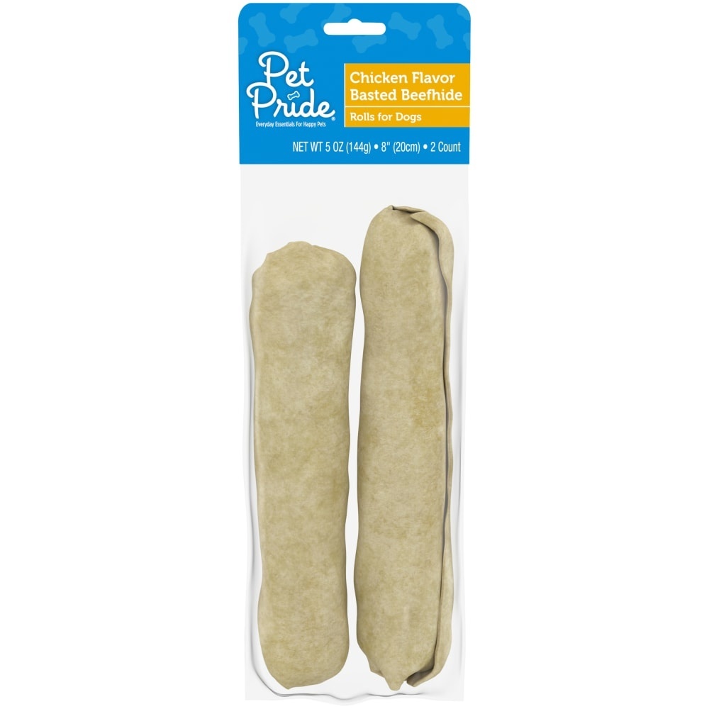 slide 1 of 1, Pet Pride Chicken Rawhide, 2 ct