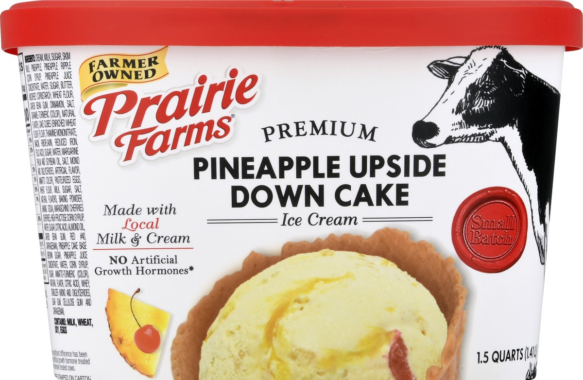 slide 5 of 9, Prairie Farms Premium Pineapple Upside Down Cake Ice Cream 1.5 qt, 1.5 qt