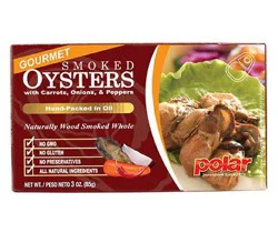 Polar Gourmet Smoked Oysters with Vegetables