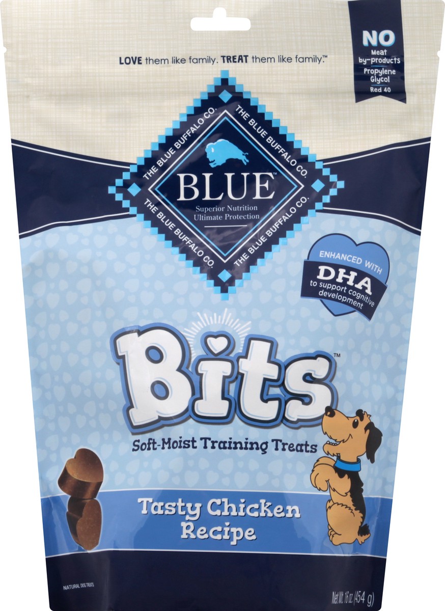 slide 6 of 7, Blue Buffalo Blue Bits Natural Soft-Moist Training Dog Treats with Chicken Recipe - 19oz, 16 oz