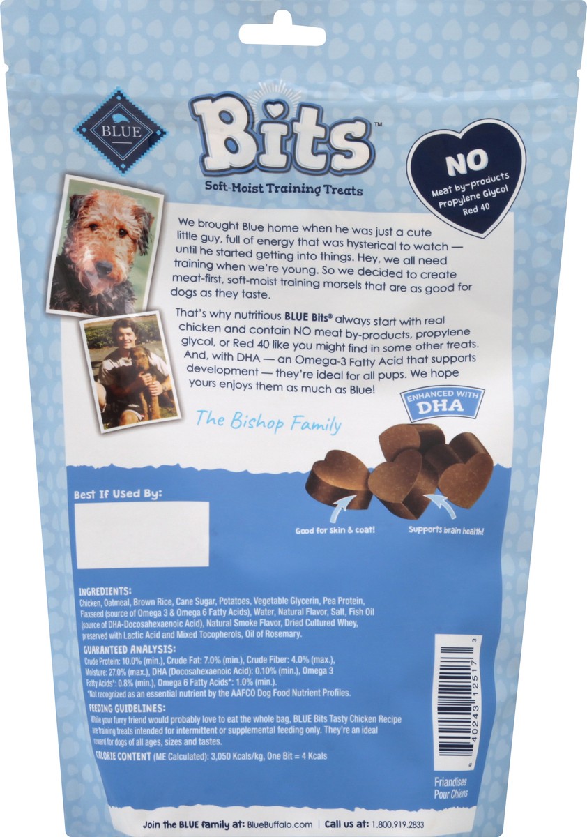 slide 7 of 7, Blue Buffalo Blue Bits Natural Soft-Moist Training Dog Treats with Chicken Recipe - 19oz, 16 oz