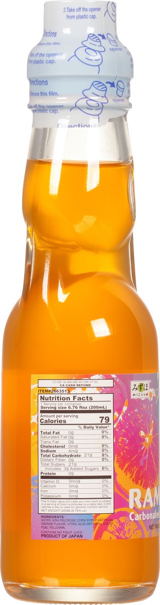 slide 12 of 13, Mizuho Orange Ramune - 6.76 fl oz, 6.7 fl oz