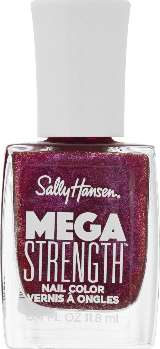 slide 1 of 9, Sally Hansen Mega Strength Sorry Not Sorry Nail Color, 0.4 fl oz