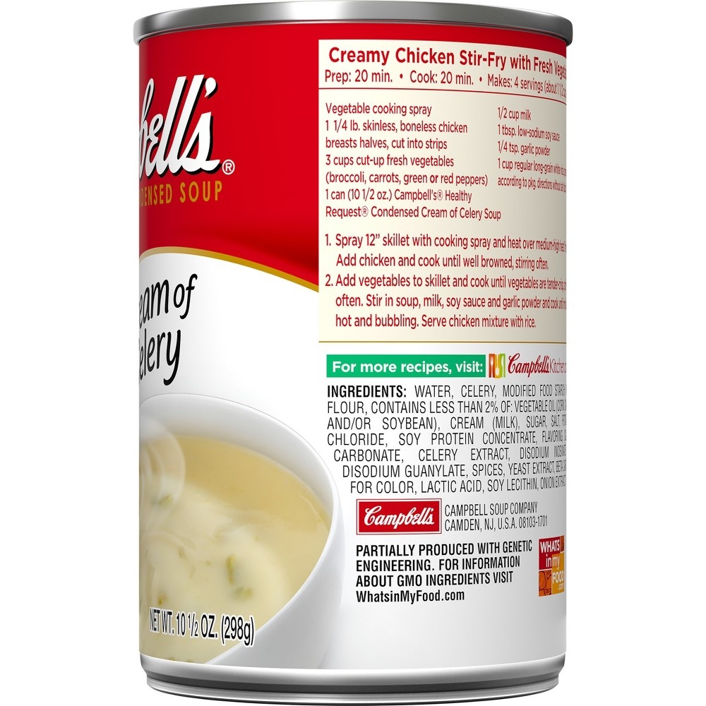 slide 5 of 8, Campbell's Healthy Request Cream of Celery Condensed Soup, 10.75 oz