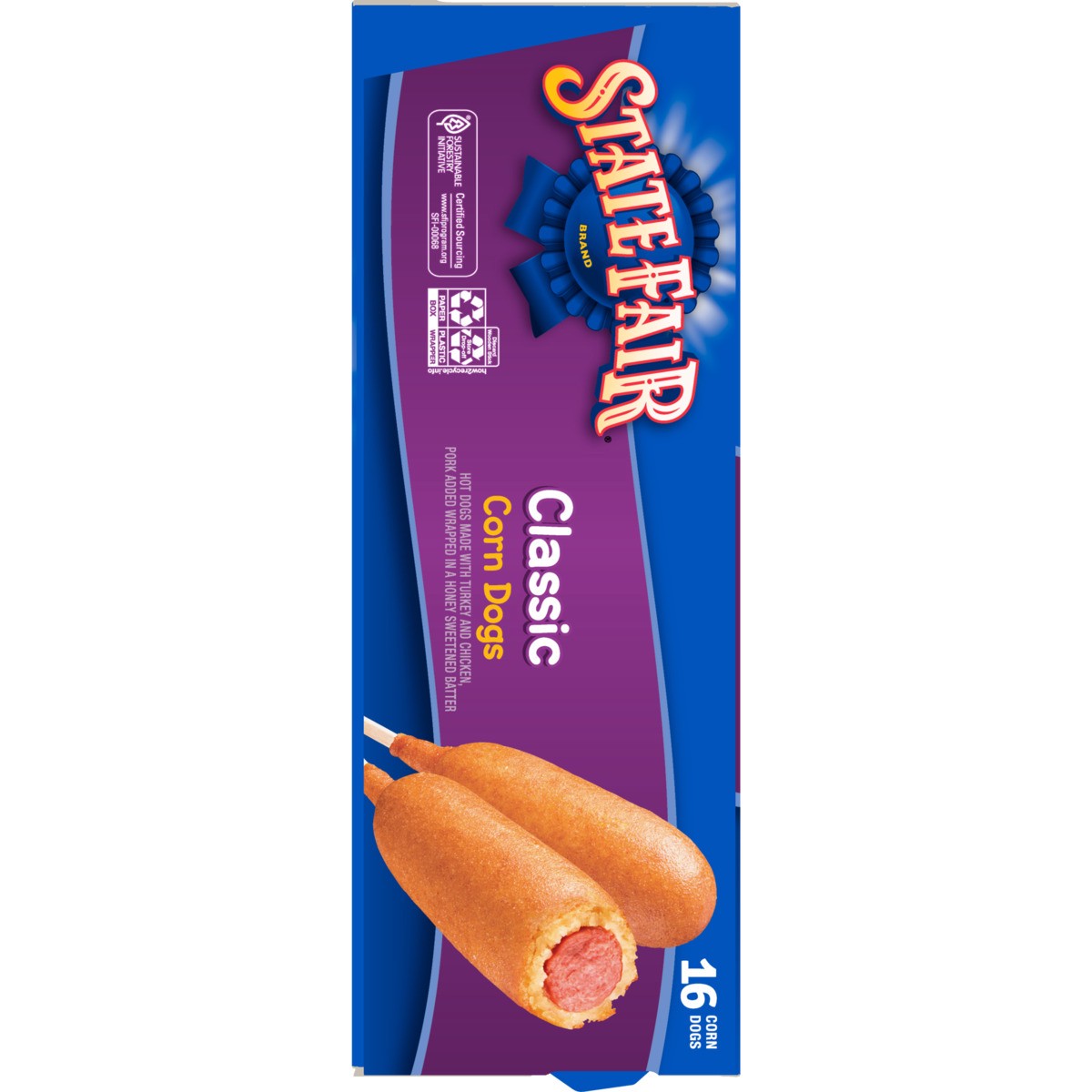 slide 8 of 9, State Fair Classic Corn Dogs, Frozen, 16 Count, 42.7 oz