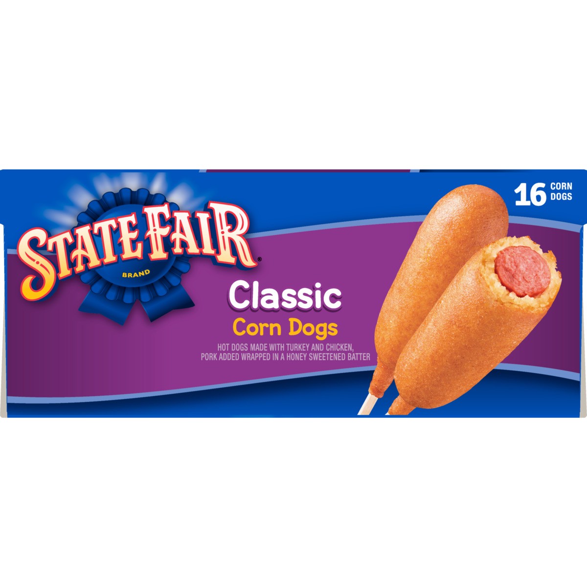 slide 7 of 9, State Fair Classic Corn Dogs, Frozen, 16 Count, 42.7 oz
