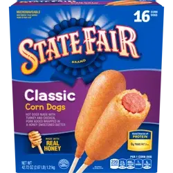 State Fair Classic Corn Dogs, Frozen, 16 Count