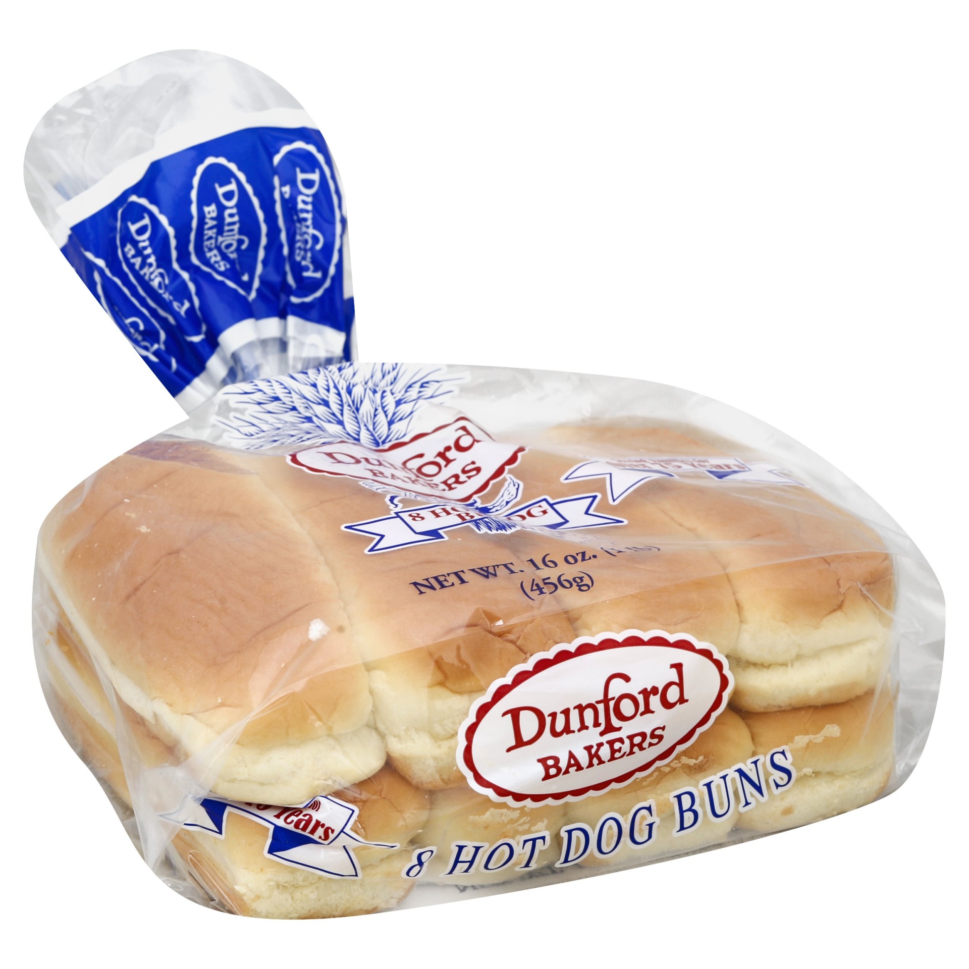 slide 1 of 6, Dunford Bakers Hotdog Buns 8 ea, 8 ct